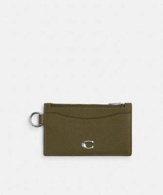 ＜COACH＞ジップ　カード　ケース